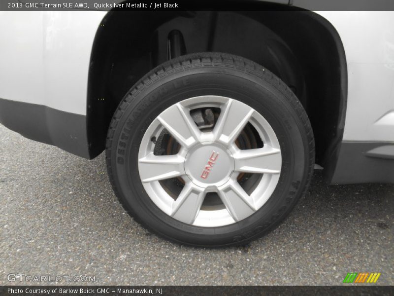 Quicksilver Metallic / Jet Black 2013 GMC Terrain SLE AWD