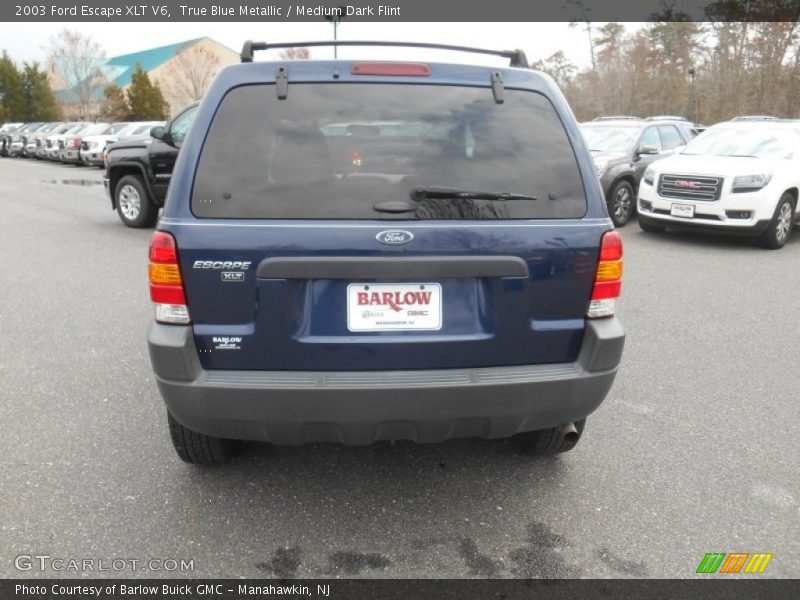 True Blue Metallic / Medium Dark Flint 2003 Ford Escape XLT V6
