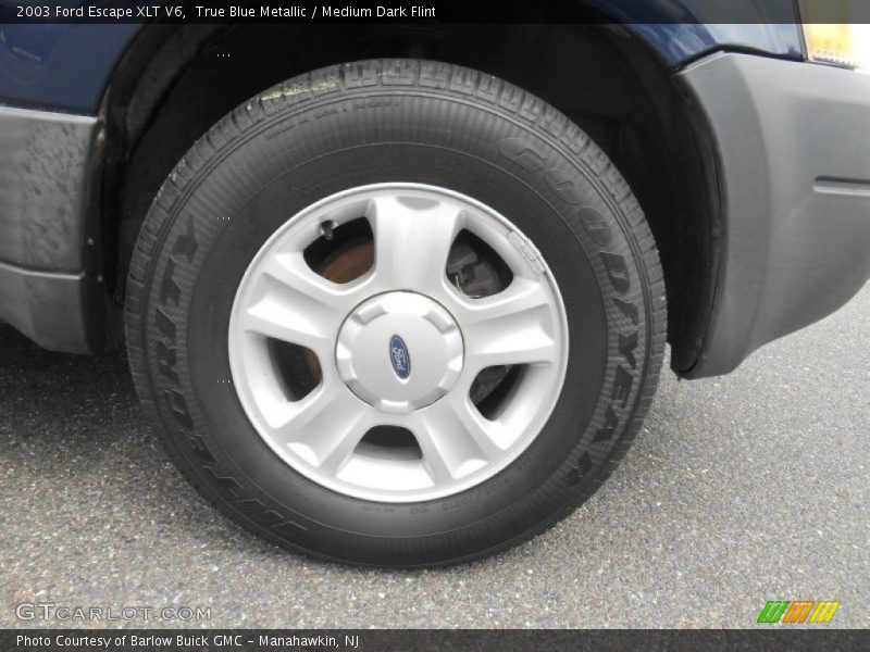 True Blue Metallic / Medium Dark Flint 2003 Ford Escape XLT V6