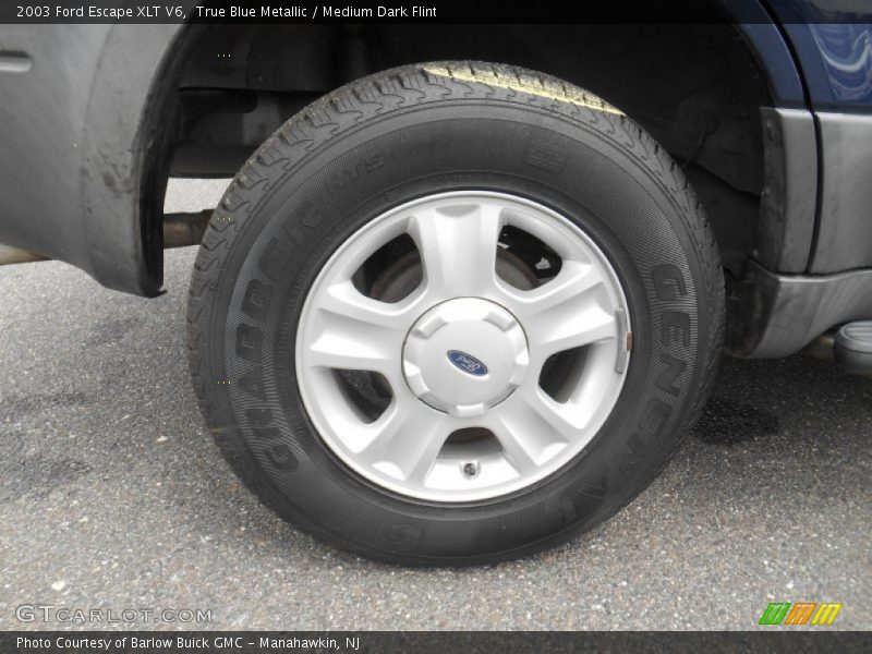 True Blue Metallic / Medium Dark Flint 2003 Ford Escape XLT V6