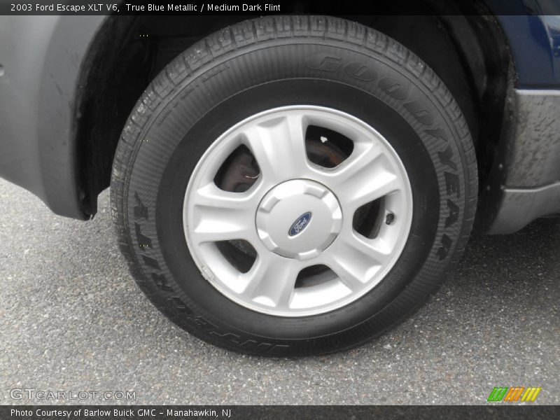 True Blue Metallic / Medium Dark Flint 2003 Ford Escape XLT V6