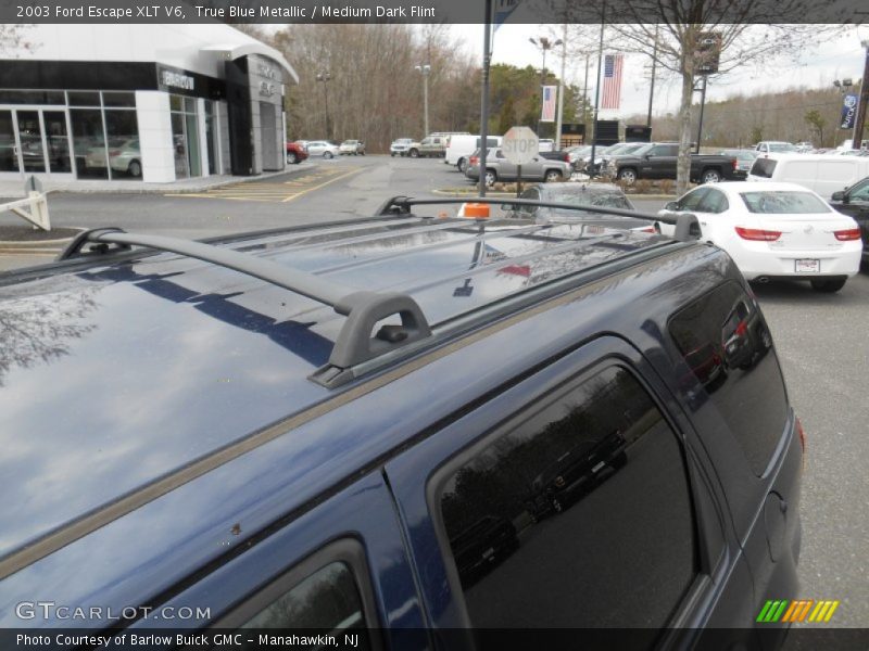 True Blue Metallic / Medium Dark Flint 2003 Ford Escape XLT V6