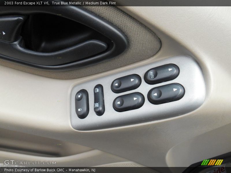 True Blue Metallic / Medium Dark Flint 2003 Ford Escape XLT V6
