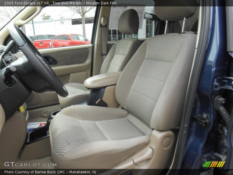 True Blue Metallic / Medium Dark Flint 2003 Ford Escape XLT V6
