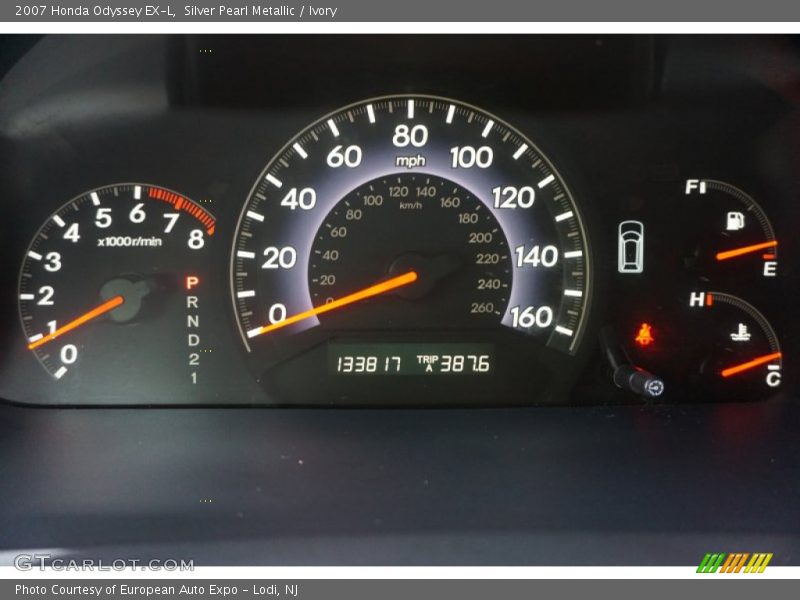 Silver Pearl Metallic / Ivory 2007 Honda Odyssey EX-L