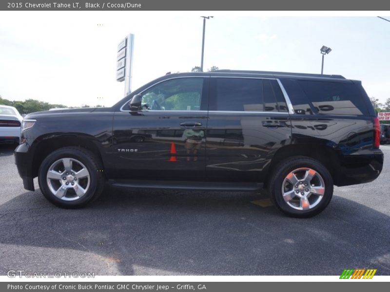 Black / Cocoa/Dune 2015 Chevrolet Tahoe LT