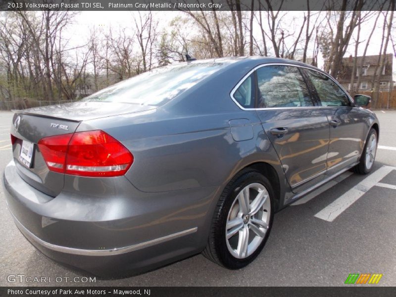 Platinum Gray Metallic / Moonrock Gray 2013 Volkswagen Passat TDI SEL