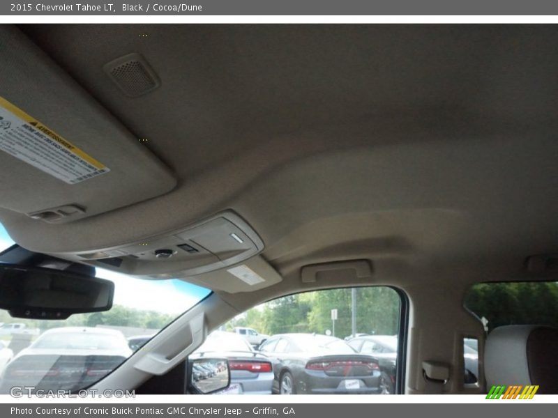 Black / Cocoa/Dune 2015 Chevrolet Tahoe LT