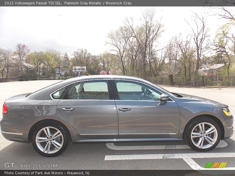 Platinum Gray Metallic / Moonrock Gray 2013 Volkswagen Passat TDI SEL