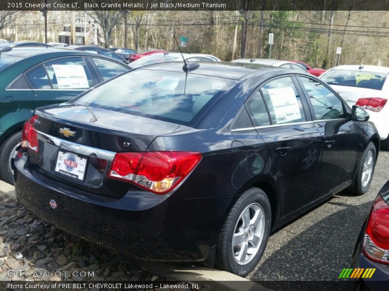 Black Granite Metallic / Jet Black/Medium Titanium 2015 Chevrolet Cruze LT