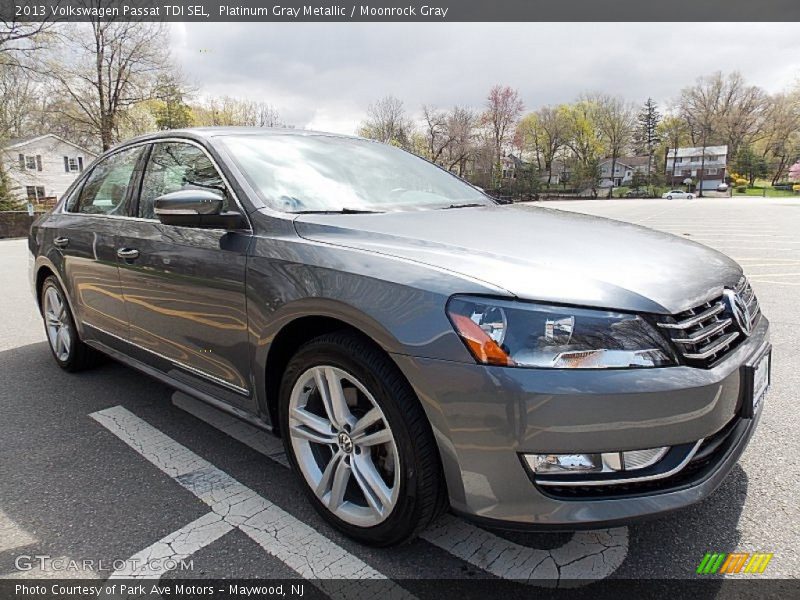 Platinum Gray Metallic / Moonrock Gray 2013 Volkswagen Passat TDI SEL
