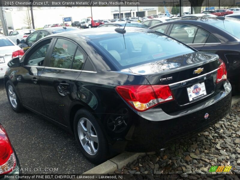 Black Granite Metallic / Jet Black/Medium Titanium 2015 Chevrolet Cruze LT