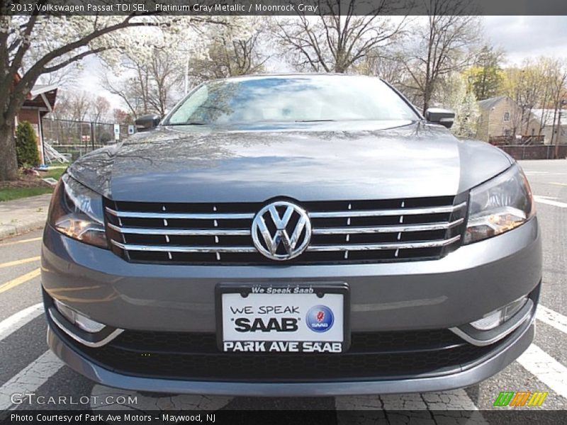 Platinum Gray Metallic / Moonrock Gray 2013 Volkswagen Passat TDI SEL