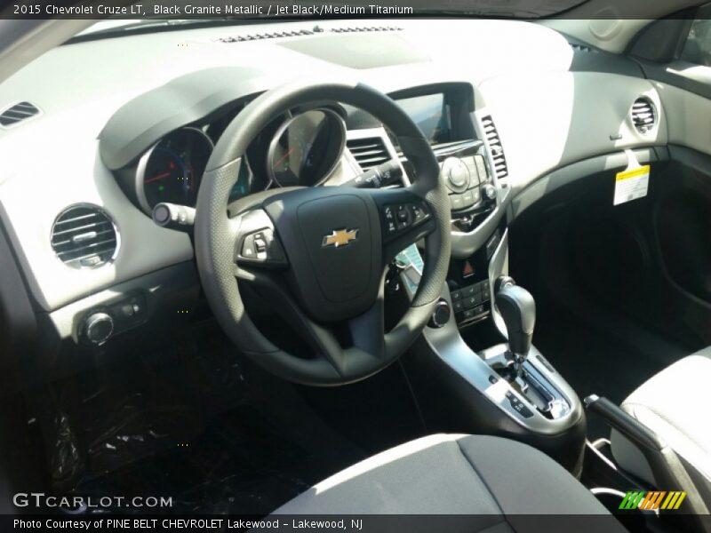 Black Granite Metallic / Jet Black/Medium Titanium 2015 Chevrolet Cruze LT