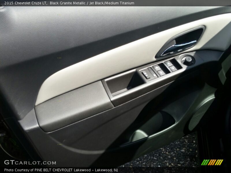 Black Granite Metallic / Jet Black/Medium Titanium 2015 Chevrolet Cruze LT