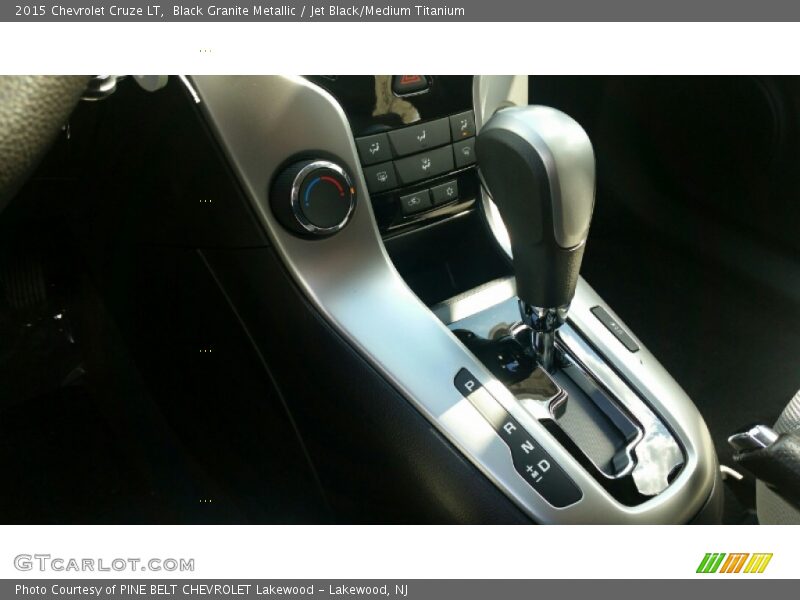 Black Granite Metallic / Jet Black/Medium Titanium 2015 Chevrolet Cruze LT