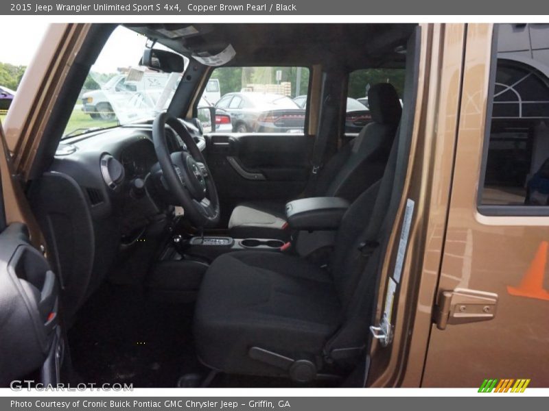 Copper Brown Pearl / Black 2015 Jeep Wrangler Unlimited Sport S 4x4