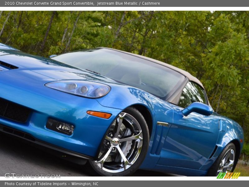 Jetstream Blue Metallic / Cashmere 2010 Chevrolet Corvette Grand Sport Convertible