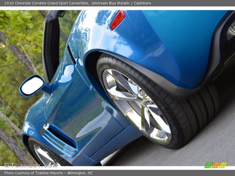 Jetstream Blue Metallic / Cashmere 2010 Chevrolet Corvette Grand Sport Convertible