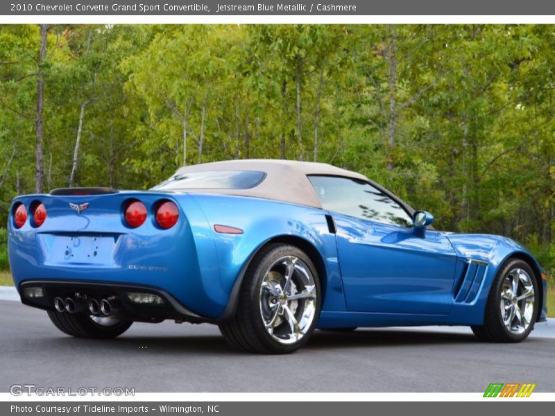 Jetstream Blue Metallic / Cashmere 2010 Chevrolet Corvette Grand Sport Convertible