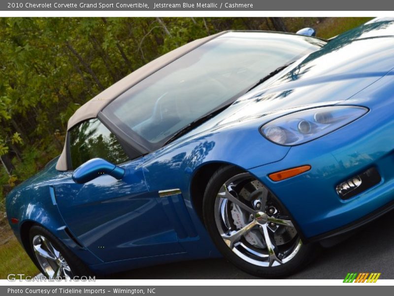 Jetstream Blue Metallic / Cashmere 2010 Chevrolet Corvette Grand Sport Convertible