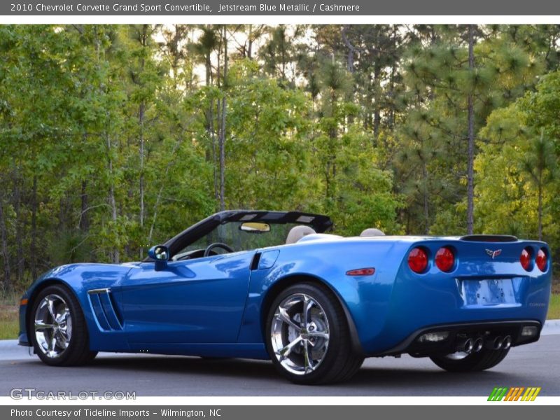 Jetstream Blue Metallic / Cashmere 2010 Chevrolet Corvette Grand Sport Convertible