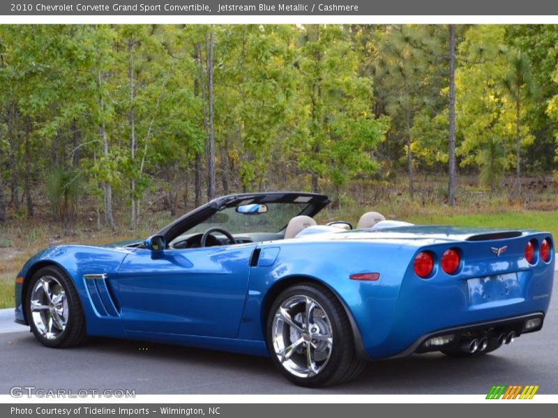 Jetstream Blue Metallic / Cashmere 2010 Chevrolet Corvette Grand Sport Convertible