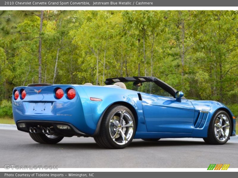 Jetstream Blue Metallic / Cashmere 2010 Chevrolet Corvette Grand Sport Convertible