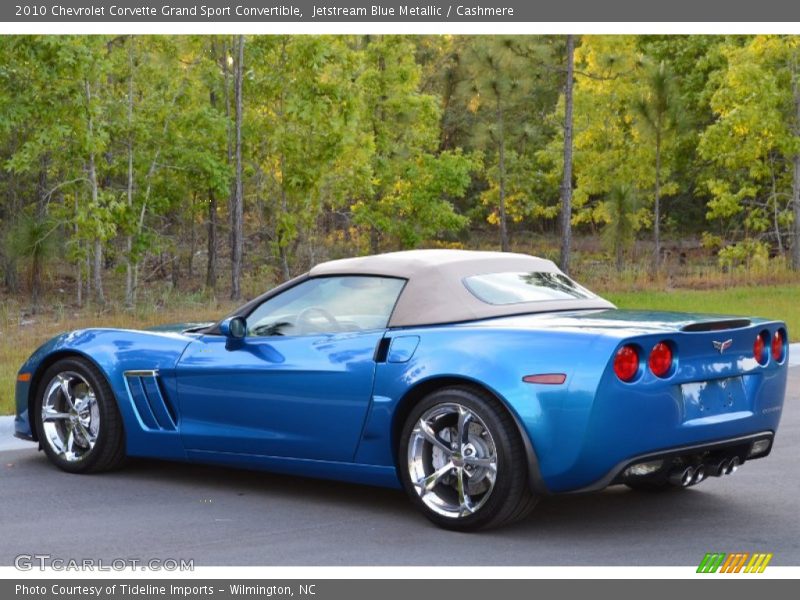 Jetstream Blue Metallic / Cashmere 2010 Chevrolet Corvette Grand Sport Convertible
