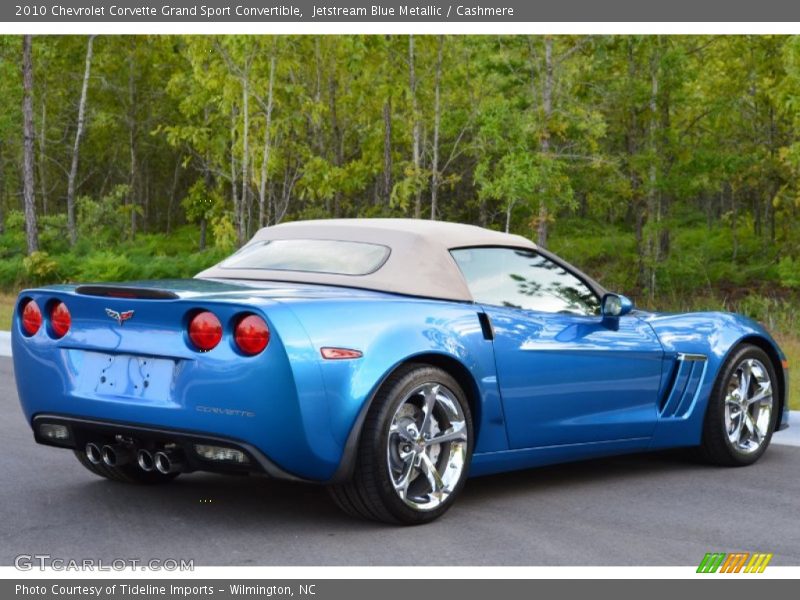 Jetstream Blue Metallic / Cashmere 2010 Chevrolet Corvette Grand Sport Convertible