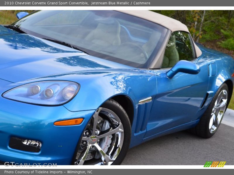 Jetstream Blue Metallic / Cashmere 2010 Chevrolet Corvette Grand Sport Convertible