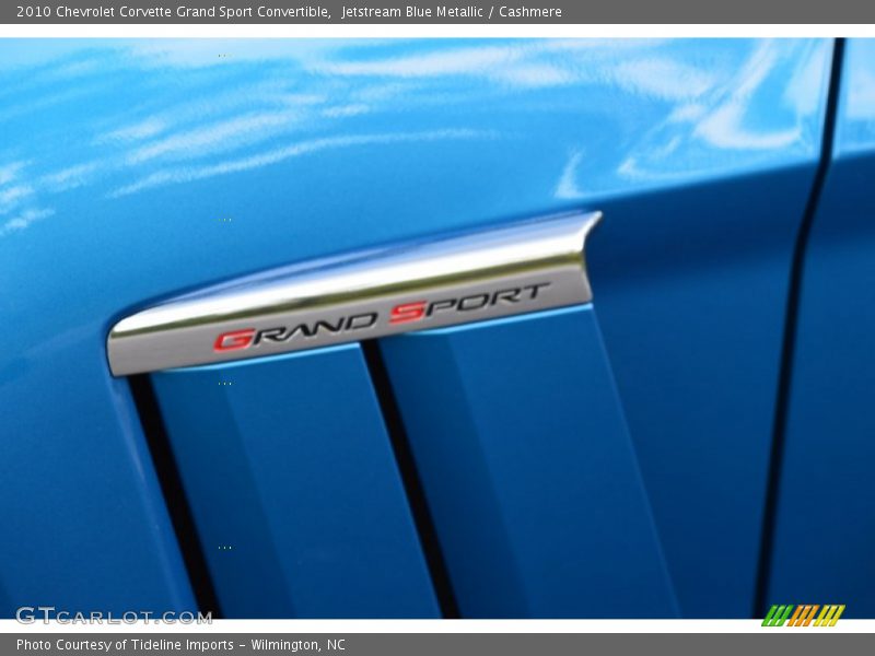 Jetstream Blue Metallic / Cashmere 2010 Chevrolet Corvette Grand Sport Convertible