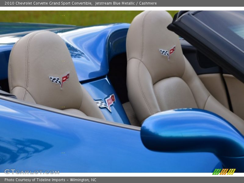 Jetstream Blue Metallic / Cashmere 2010 Chevrolet Corvette Grand Sport Convertible