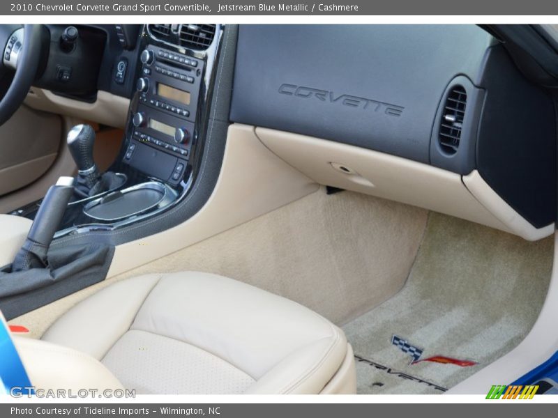 Jetstream Blue Metallic / Cashmere 2010 Chevrolet Corvette Grand Sport Convertible