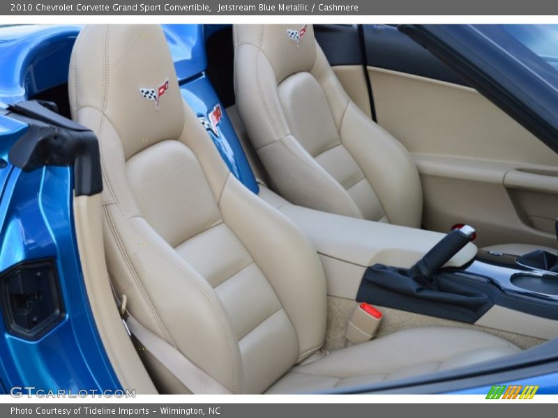 Jetstream Blue Metallic / Cashmere 2010 Chevrolet Corvette Grand Sport Convertible
