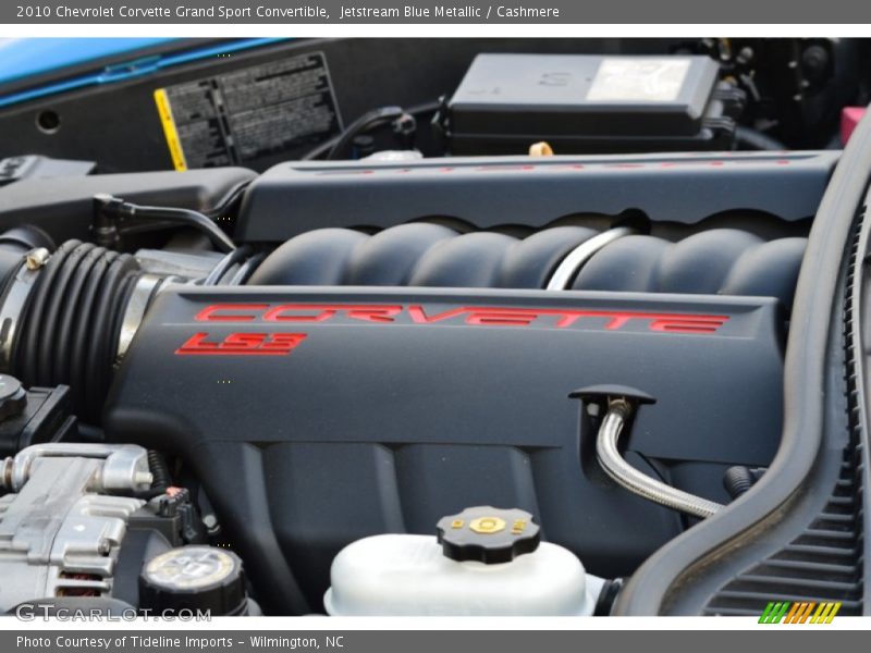 Jetstream Blue Metallic / Cashmere 2010 Chevrolet Corvette Grand Sport Convertible