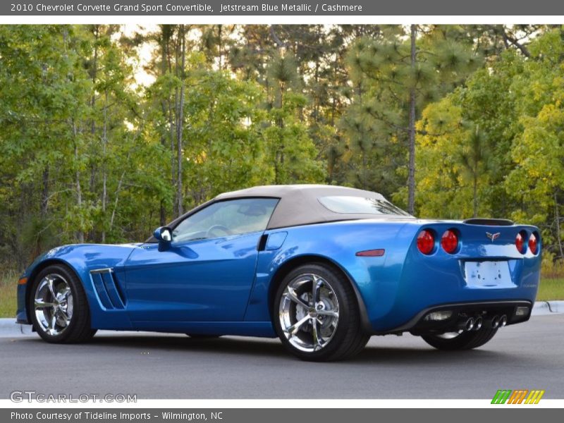 Jetstream Blue Metallic / Cashmere 2010 Chevrolet Corvette Grand Sport Convertible