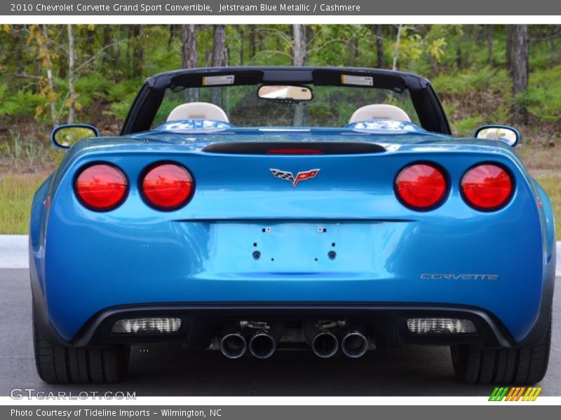 Jetstream Blue Metallic / Cashmere 2010 Chevrolet Corvette Grand Sport Convertible