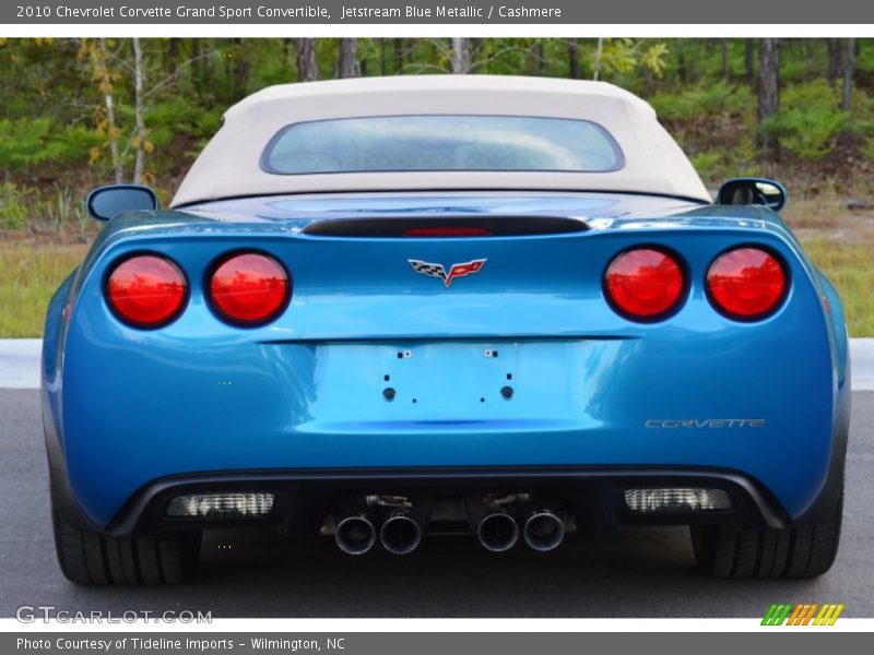 Jetstream Blue Metallic / Cashmere 2010 Chevrolet Corvette Grand Sport Convertible