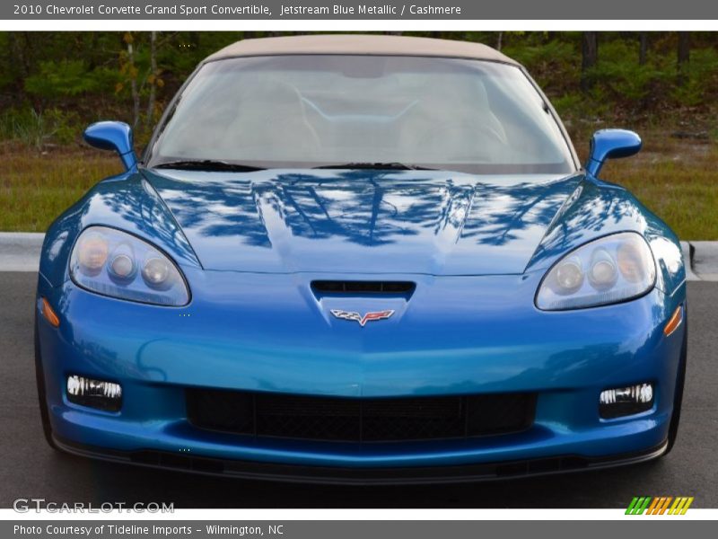 Jetstream Blue Metallic / Cashmere 2010 Chevrolet Corvette Grand Sport Convertible