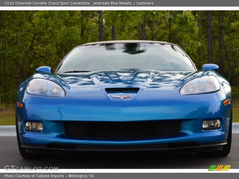 Jetstream Blue Metallic / Cashmere 2010 Chevrolet Corvette Grand Sport Convertible