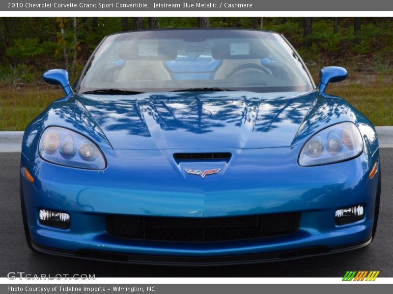 Jetstream Blue Metallic / Cashmere 2010 Chevrolet Corvette Grand Sport Convertible