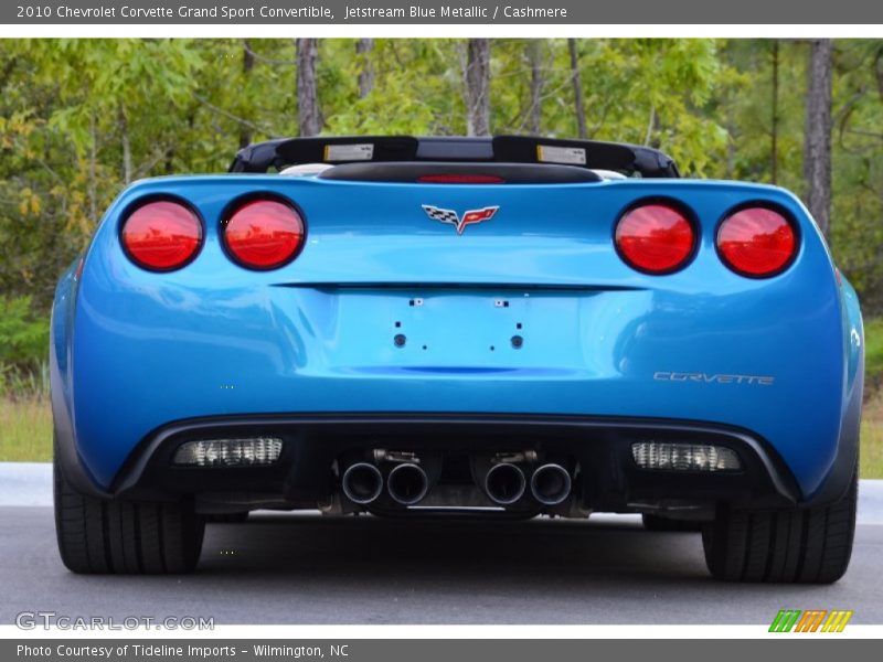 Jetstream Blue Metallic / Cashmere 2010 Chevrolet Corvette Grand Sport Convertible