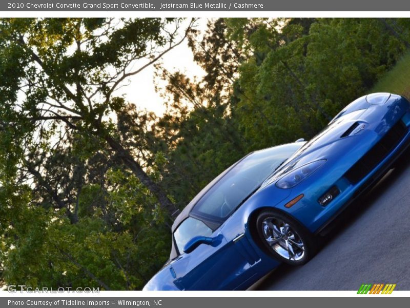 Jetstream Blue Metallic / Cashmere 2010 Chevrolet Corvette Grand Sport Convertible