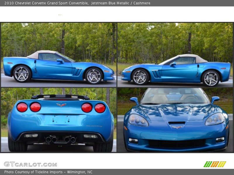 Jetstream Blue Metallic / Cashmere 2010 Chevrolet Corvette Grand Sport Convertible