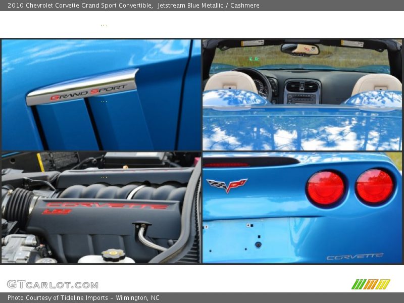 Jetstream Blue Metallic / Cashmere 2010 Chevrolet Corvette Grand Sport Convertible