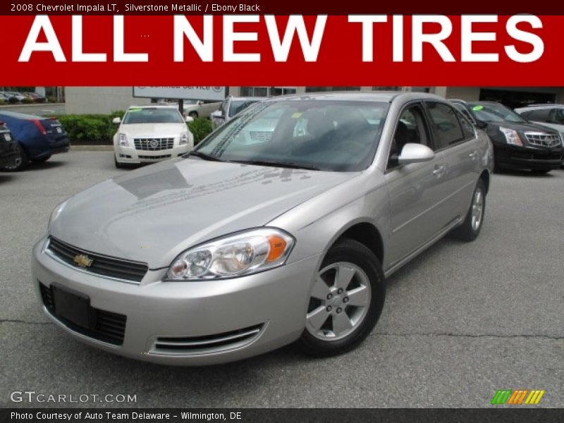 Silverstone Metallic / Ebony Black 2008 Chevrolet Impala LT