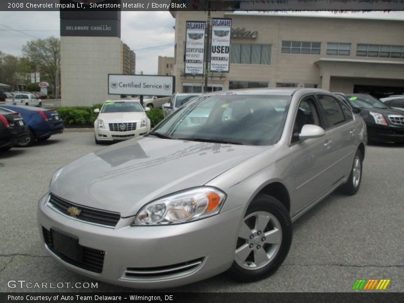 Silverstone Metallic / Ebony Black 2008 Chevrolet Impala LT