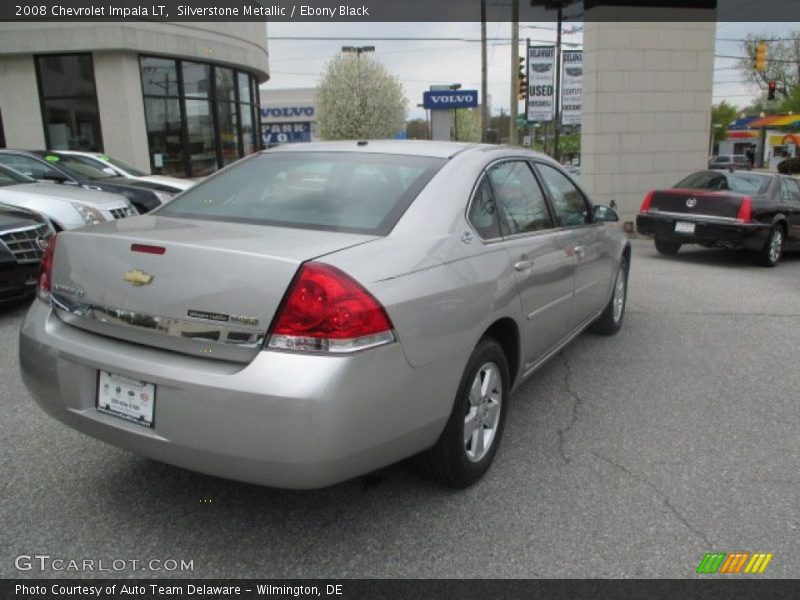 Silverstone Metallic / Ebony Black 2008 Chevrolet Impala LT