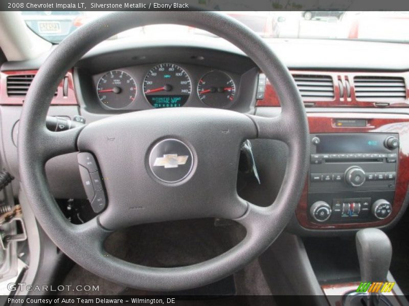 Silverstone Metallic / Ebony Black 2008 Chevrolet Impala LT